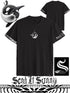 Orca Pocket T-Shirt design mockup